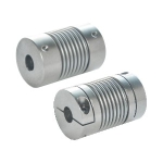 Bellows Couplings -  Aluminum · Stainless Steel, Set Screw · Slit