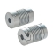 Bellows Couplings -  Aluminum · Stainless Steel, Set Screw · Slit