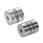 Flexible Shaft Coupling - Beam, Long Body, Aluminum · Stainless Steel, Set Screw