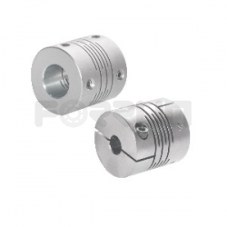 Flexible Shaft Coupling - Beam, Duralumin, Set Screw · Slit price, quotations, parameters, images