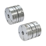 Flexible Shaft Coupling - Stainless Steel, Single Disc · Double Discs, Slit