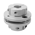 Flexible Shaft Coupling - Stepped Single Disc · Double Discs, Slit