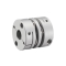 Flexible Shaft Coupling - Short Body, Double Discs, Slit