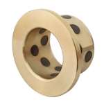 Oil-Free Bushings - Copper Alloy, Shouldered Type, I.D. E7 O.D. r6
