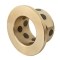 Oil-Free Bushings - Copper Alloy, Shouldered Type, I.D. E7 O.D. r6