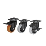 Casters - Medium Load, Plate Swivel Type