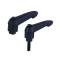 Clamping Levers - Hook-shaped Straight Lever Type