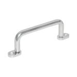 Round Bar Handles - With Mounting Plates