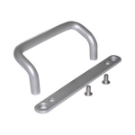 Angled Handles - With Mounting Plates, Internally Mounting Type