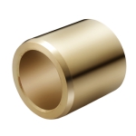 Oil-Free Bushings - Bronze, Straight Type, I.D. F7 O.D. m6 / I.D. E7 O.D. r6