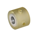 Urethane Rollers with Shafts - No Bearings, Midst with Set Screw Holes Straight Type