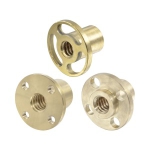 Nuts for Lead Screws - Flanged, Round Hole/Slotted Hole/Tapped Hole