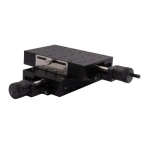 Manual XY-Axis Stages - Cross Roller Guide, Precision Ground Lead Screw Drive Type, High Accuracy