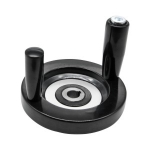 Solid Disk Handwheels - With Dual-handle