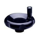 Plastic Handwheels - Wave Shaped, With Slit Handle