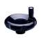 Plastic Handwheels - Wave Shaped, With Slit Handle