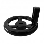 Plastic Offset Three-Spoked Handwheels - With Handle