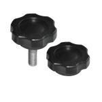 Plastic Knobs- Six Lobe Shaped