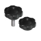 Plastic Knobs- Six Lobe Shaped