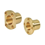 Oil-Free Bushings - Bronze, Flange Type, I.D. F7 O.D. h7