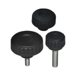 Plastic Knurled Knobs - Large Diameter