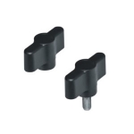 Plastic Knobs - Wing Shaped