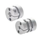 Flexible Shaft Coupling - Aluminum, Single Disc · Double Discs, Slit