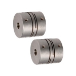 Flexible Shaft Coupling - Beam, Short Body, Aluminum · Stainless Steel, Set Screw