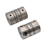 Flexible Shaft Coupling - Beam, Aluminum, Set Screw · Slit