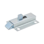 Spring Loaded Slide Bolt - Square Latch, Short Stroke