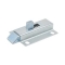Spring Loaded Slide Bolt - Square Latch, Short Stroke