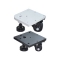 Casters for Aluminum Extrusions - Heavy Load, Square Plate Swivel Type