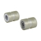 Urethane Rollers with Shafts - With Bearings, Groove Type