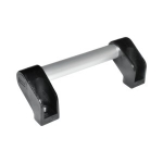Aluminum Hollow Angled Handles - Externally Mounting Type