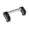 Aluminum Hollow Angled Handles - Externally Mounting Type