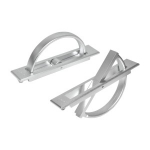 Rotary Pull Handles - ZDC, Internally Mounting Type, With Washer-Type