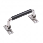 Round Bar Folding Handles - With Rubber-Sheathed Type, Externally Mounting Type