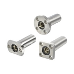 Flanged Oil-Free Bushings Mount Housing - Build-In Copper Alloy, Long Type