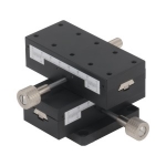 Manual XY-Axis Stages - Dovetail Slide, Rack & Pinion, High Accuracy