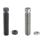 Extension Spring Stud – Slotted with Ring Groove, Full-Thread Type
