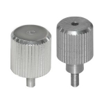 Steel Knurled Knobs - Hex Socket