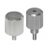 Steel Knurled Knobs - Hex Socket