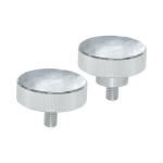 Steel Knurled Knobs - Large Diameter