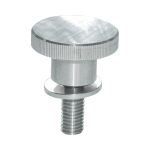Stainless Steel Knurled Knobs - with Washers