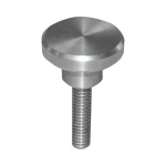 Stainless Steel Knobs - Not Knurled with Stepped Screws