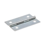 Steel Flat Hinges - Round Hole, Galvanizing