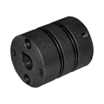 Flexible Shaft Coupling - High-Rigidity, Double Discs Set Screw and Keyway