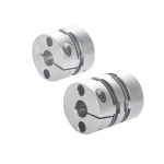 Flexible Shaft Coupling - High Torque, Aluminum, Slit