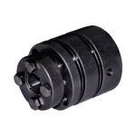 Flexible Shaft Coupling - Set Screw and Keyway and Keyless Clamping