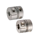 Flexible Shaft Coupling - Beam, Short Body, Aluminum · Stainless Steel, Slit